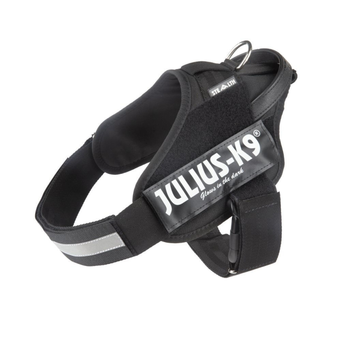 Julius-K9 IDC Stealth, Powergeschirr - schwarz | Hundegeschirr