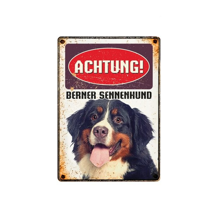 Plentygifts Warnschild "Berner Sennenhund", 21x15cm