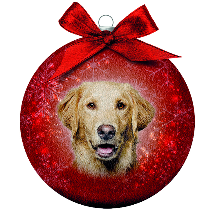 Plentygifts Weihnachtskugel Golden Retriever
