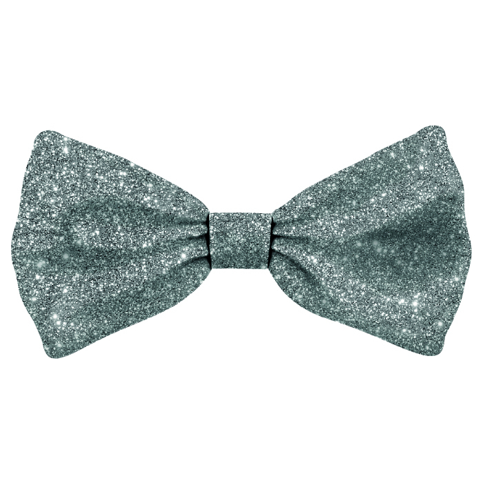 Plentygifts Xmas Fliege für Katzen, Glitter, silber