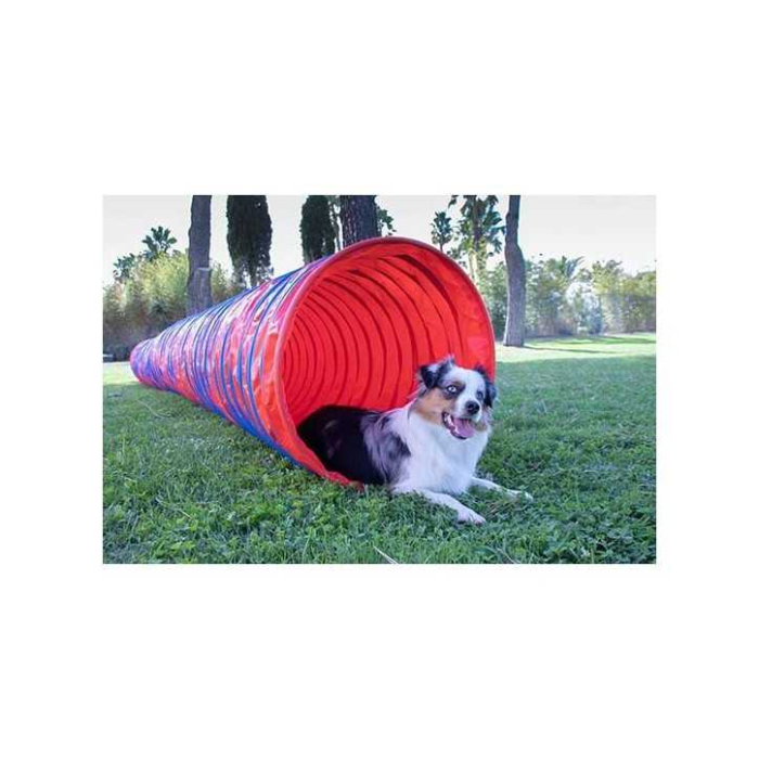 AO Agility FCI Tunnel rot-blau, 6m | Für Hunde