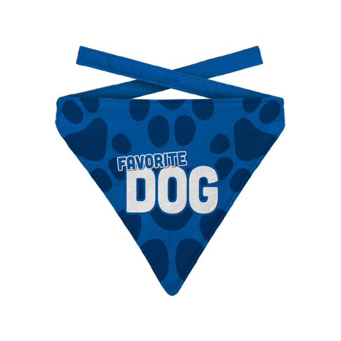 Bandana für Hunde "Favorite Dog", blau