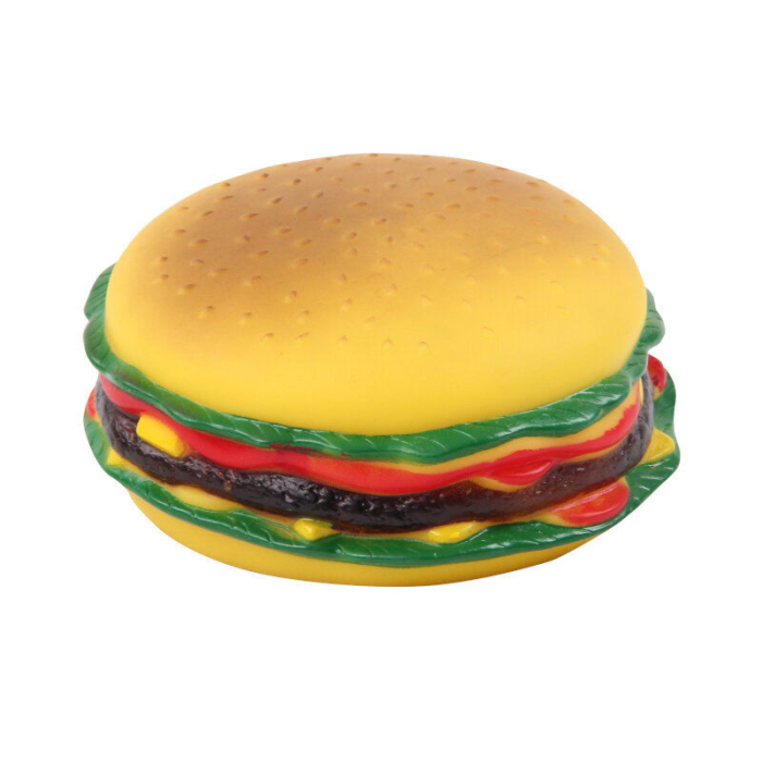 Pawise Vinyl - Hamburger - 13cm | Hundespielzeug