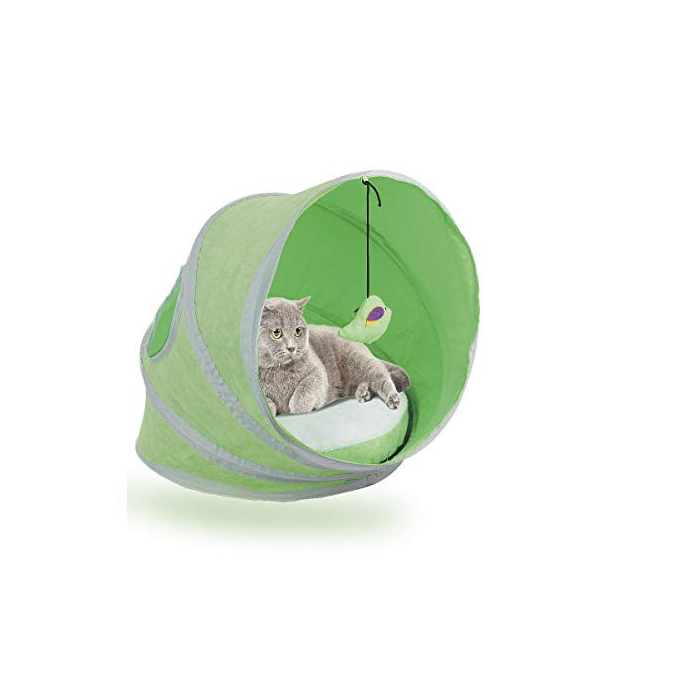 Pawise Pop-Up Deluxe-Spielzelt für Katzen | 38x38x43cm