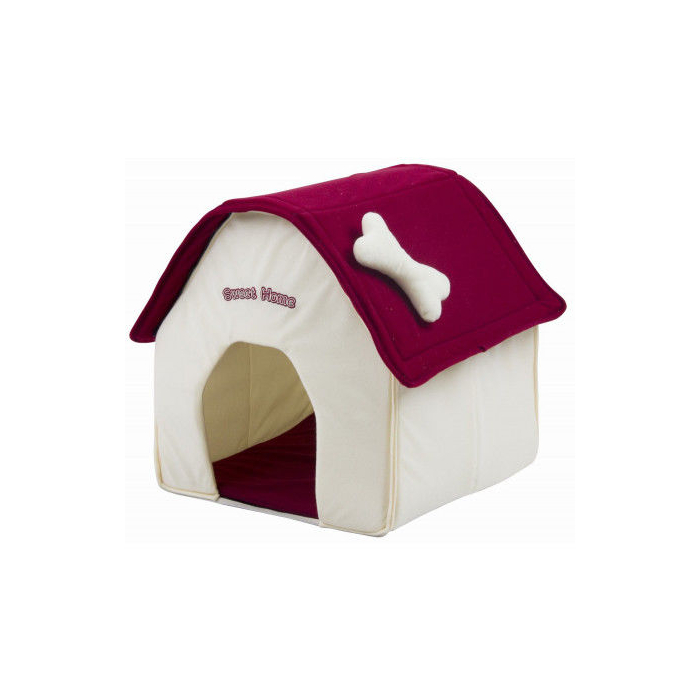 Pawise Hunde-Kuschelhaus "Sweet Home", 46x47x44cm