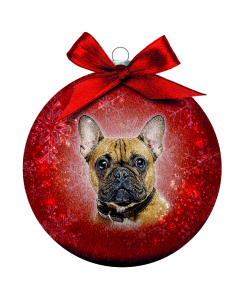 Plentygifts Weihnachtskugel Franz. Bulldogge