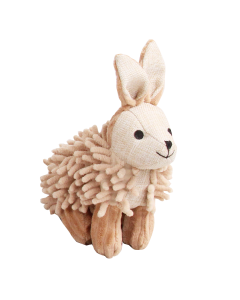 Pawise "Dog Molar" Hase mit Zotteln, beige-braun - 21cm