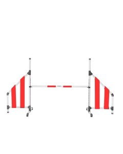 AO Agility Kunststoff-Sprung rot-weiss| Für Hunde