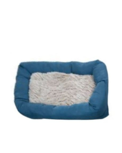 Pawise Hundebett "Sam" mit Kissen, blau 