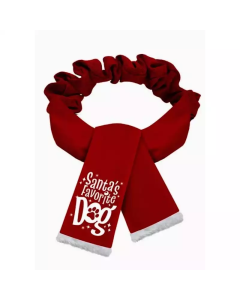 Plentygifts Xmas Hunde-Schal "Favorite Dog", rot