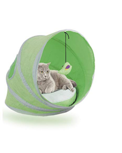 Pawise Pop-Up Deluxe-Spielzelt für Katzen | 38x38x43cm