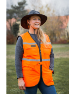 COMET-Gilet Signal orange | XS bis 3XL