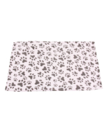 Pawise Fleece-Hundedecke pink mit Pfoten, 60x70cm