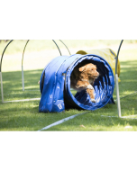 AO Agility-Hooper FIRST Tunnel blau-schwarz, 1m, Ø60cm | Für Hunde