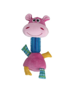 Pawise Puppy Long Neck Hippo, pink, 26cm | Für Hunde